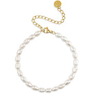 Golden Tide Pearl Bracelet